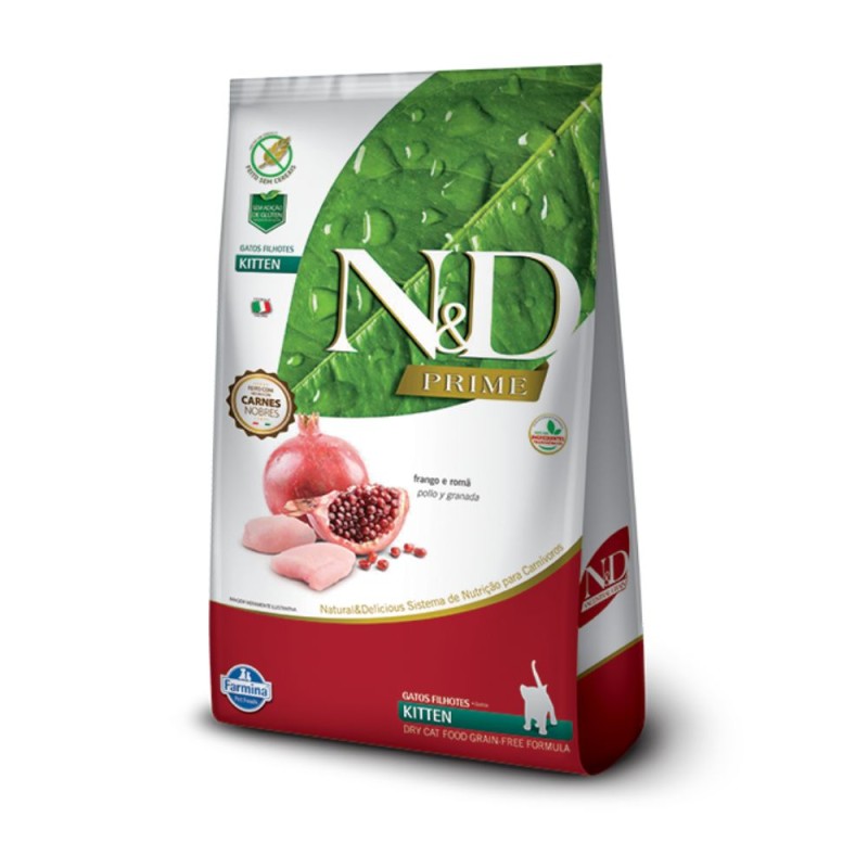 ND PRIME FEL FRANGO KITTEN 0,4KG