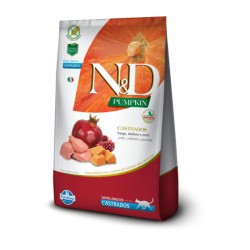 ND PUMPKIN FELINE ADULT CASTRADO FRANGO 0,4KG