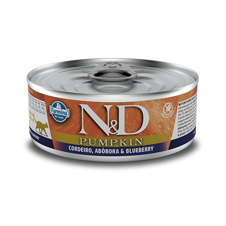 ND FELINE PUMPKIN CORDEIRO 0,08KG