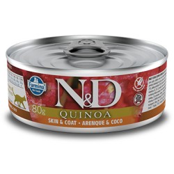 ND FELINE QUINOA SKIN&COAT ARENQUE 0,08KG