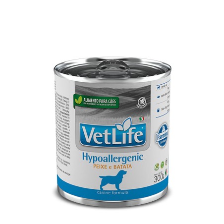 VET NAT CANINE WET HYPOALLERGENIC PEIXE 0,3KG
