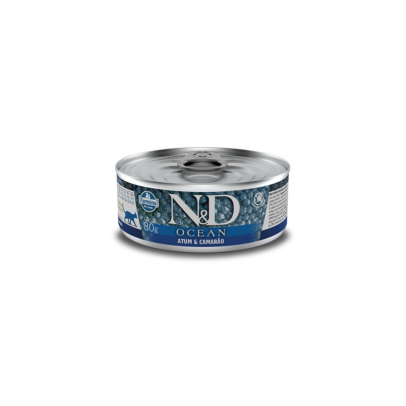 ND FELINE OCEAN ATUM E CAMARAO 0,08KG