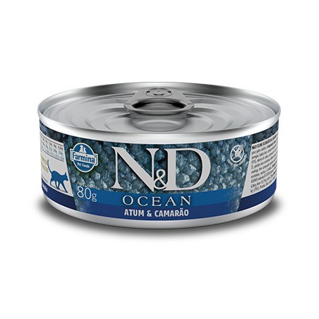 ND FELINE OCEAN ATUM E CAMARAO 0,08KG