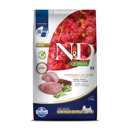 ND QUINOA CAN ADU MINI CONTROLE DE PESO 2,5KG