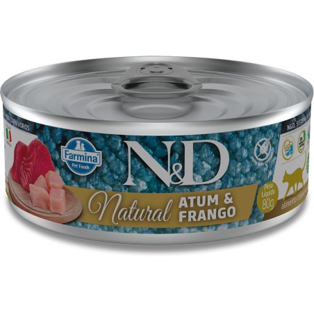 ND FELINE WET NATURAL ATUM E FRANGO 0,07G