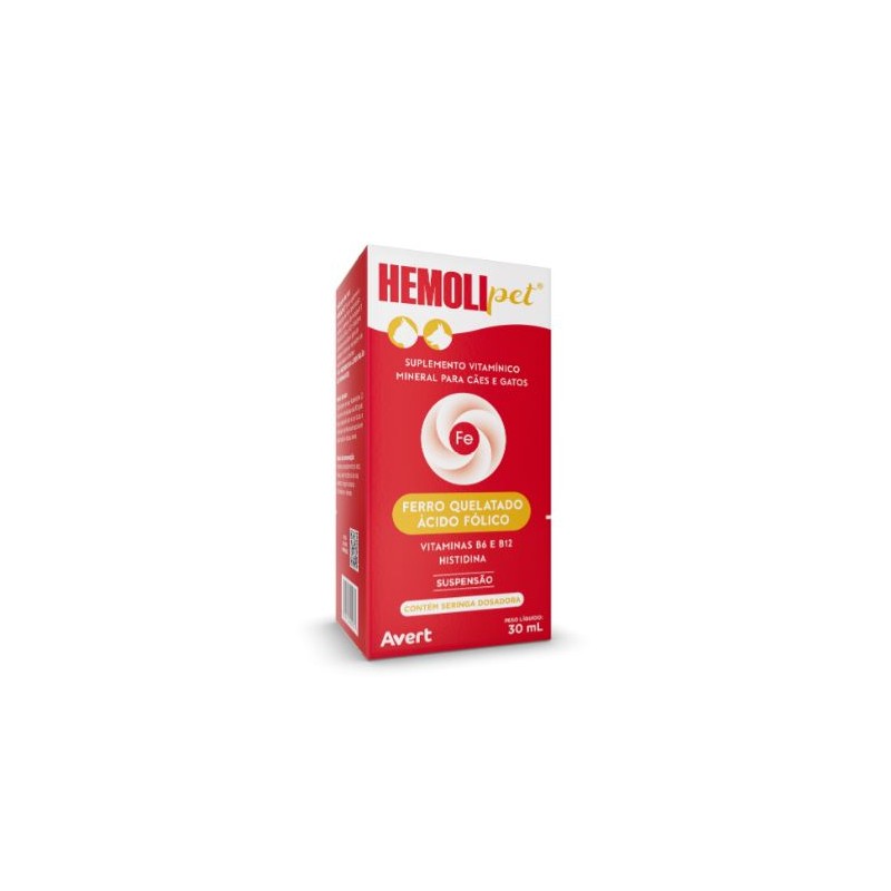 AVE HEMOLIPET SUSPENSÃO X 30ML