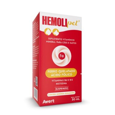 AVE HEMOLIPET SUSPENSÃO X 30ML